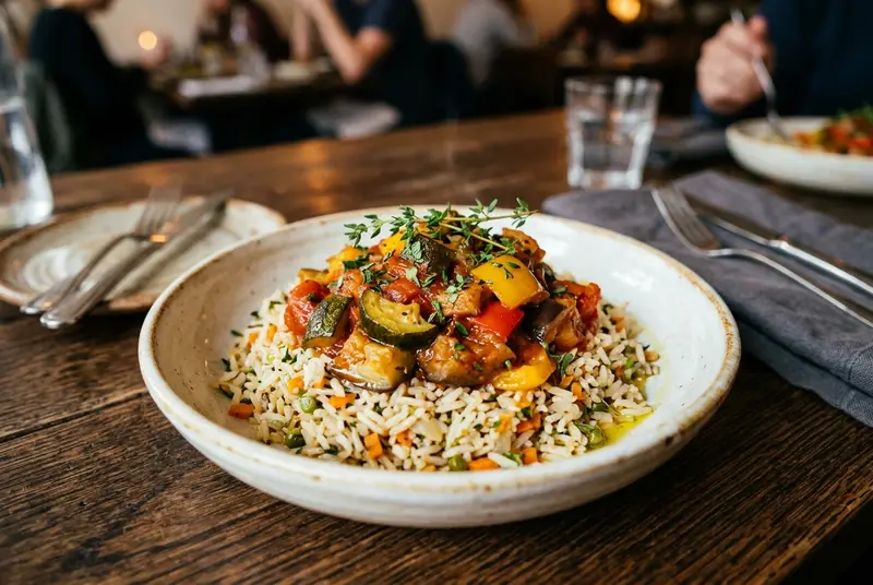 Riz aux Légumes Ratatouille