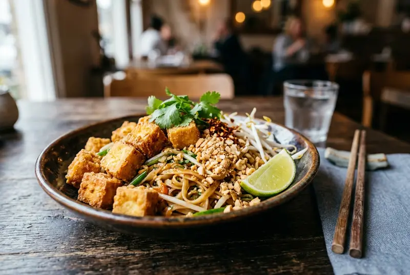 Pad Thaï de Tofu Croustillant